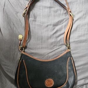 Chic Black and Tan Shoulder Bag